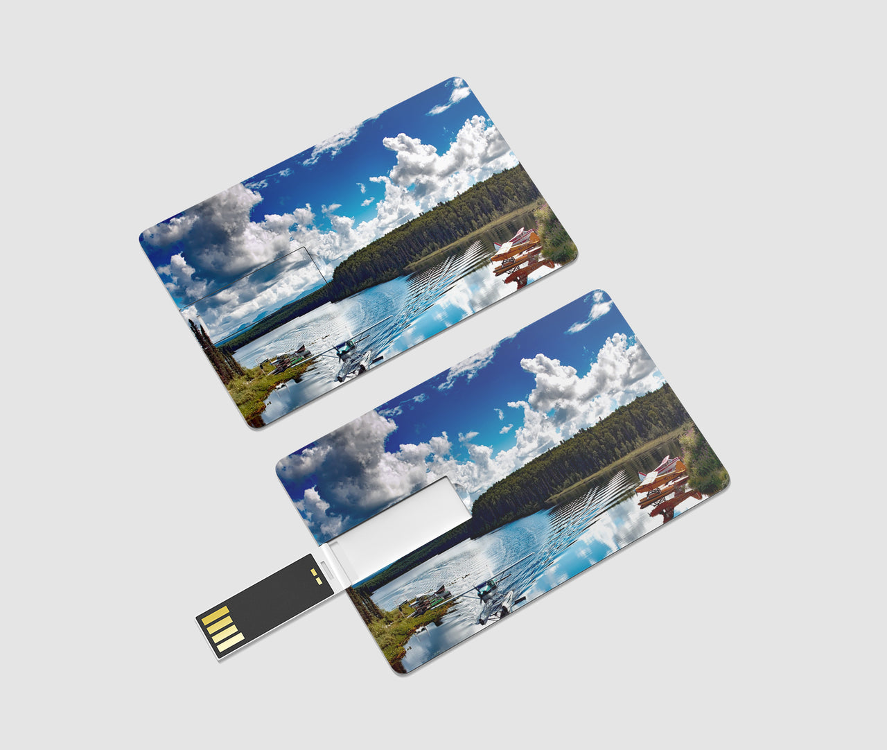 Amazing Scenary & Sea Planes Designed USB Cards