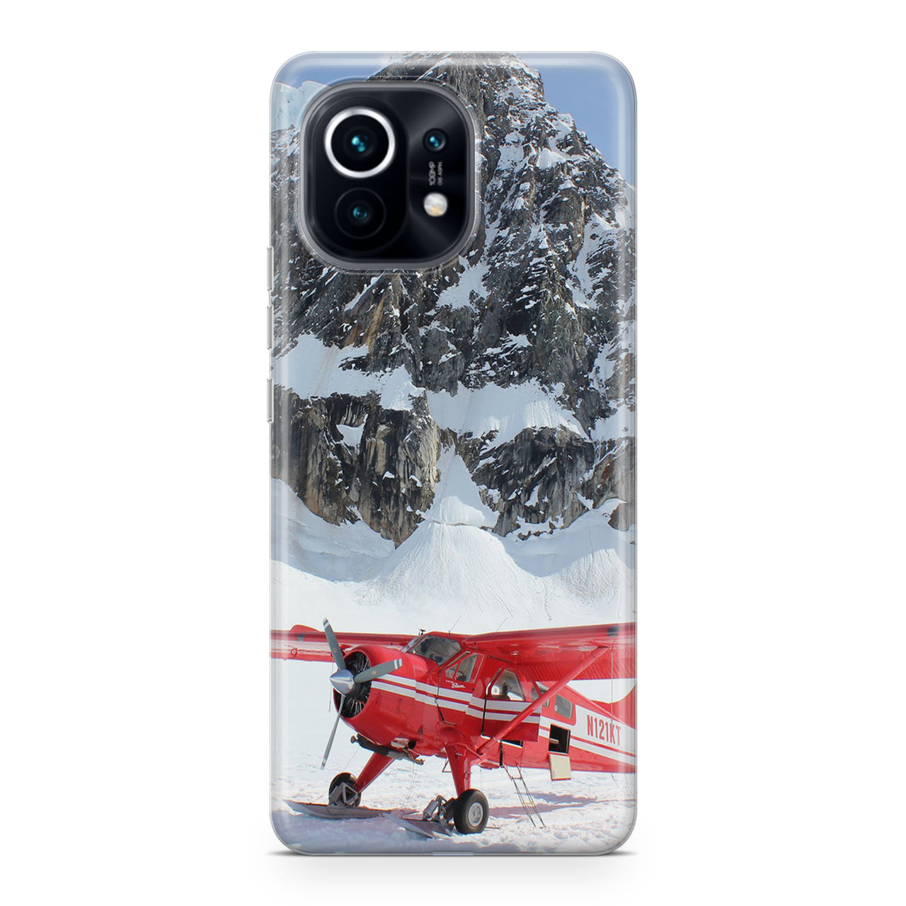 Amazing Snow Airplane Designed Xiaomi Cases