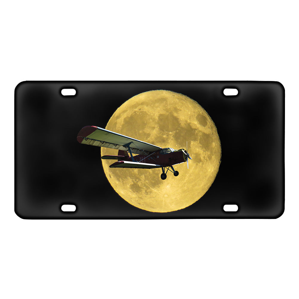 Antonov-2 With Moon Designed Metal (License) Plates