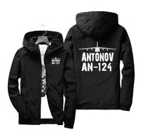 Thumbnail for Antonov AN-124 & Plane Designed Windbreaker Jackets