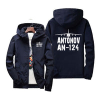 Thumbnail for Antonov AN-124 & Plane Designed Windbreaker Jackets