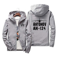 Thumbnail for Antonov AN-124 & Plane Designed Windbreaker Jackets