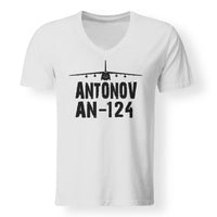 Thumbnail for Antonov AN-124 & Plane Designed V-Neck T-Shirts