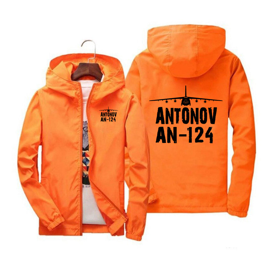 Antonov AN-124 & Plane Designed Windbreaker Jackets