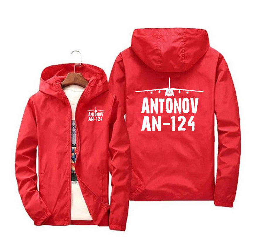 Antonov AN-124 & Plane Designed Windbreaker Jackets