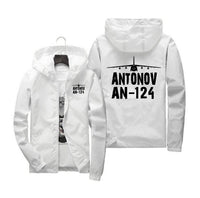 Thumbnail for Antonov AN-124 & Plane Designed Windbreaker Jackets