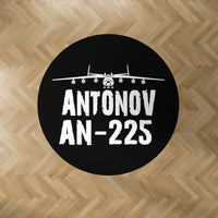 Thumbnail for Antonov AN-225 & Plane Designed Carpet & Floor Mats (Round)