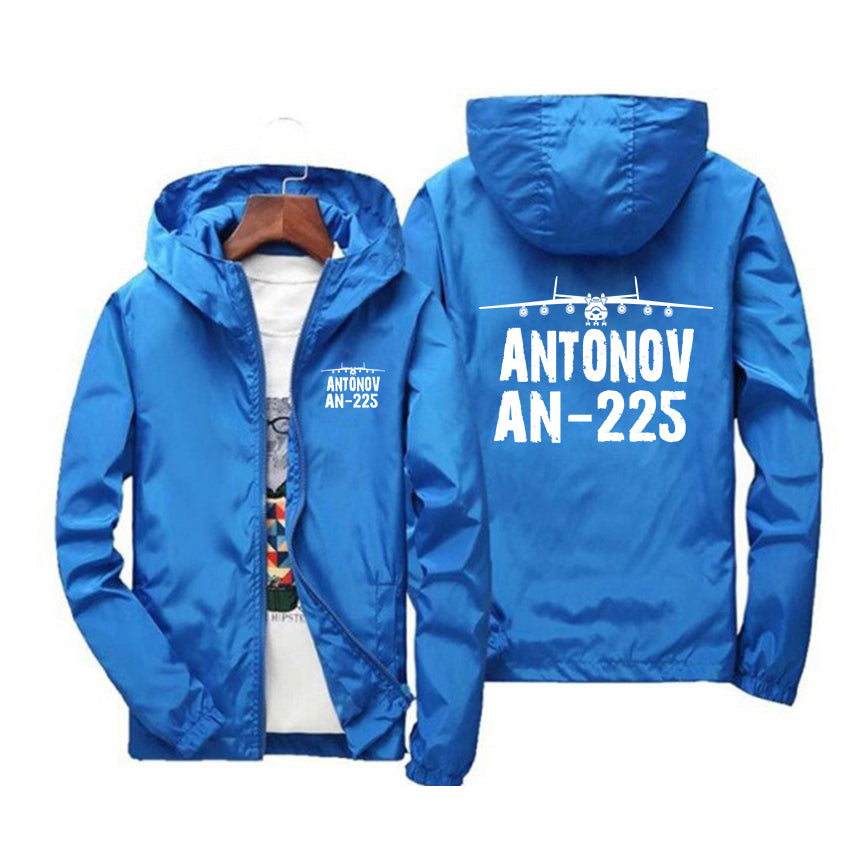 Antonov AN-225 & Plane Designed Windbreaker Jackets