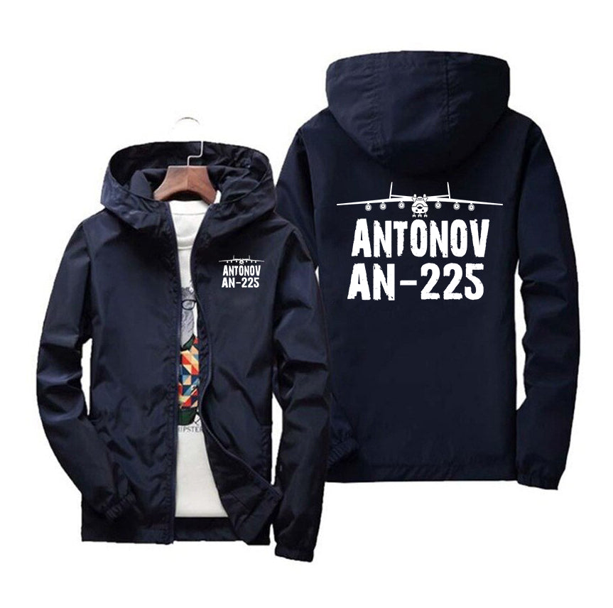 Antonov AN-225 & Plane Designed Windbreaker Jackets