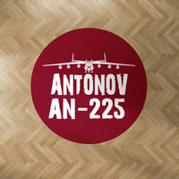 Thumbnail for Antonov AN-225 & Plane Designed Carpet & Floor Mats (Round)