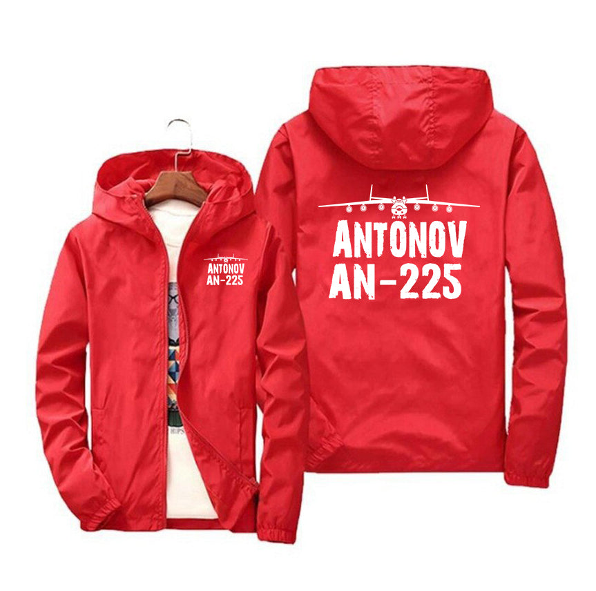 Antonov AN-225 & Plane Designed Windbreaker Jackets