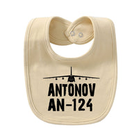 Thumbnail for Antonov AN-124 & Plane Designed Baby Saliva & Feeding Towels