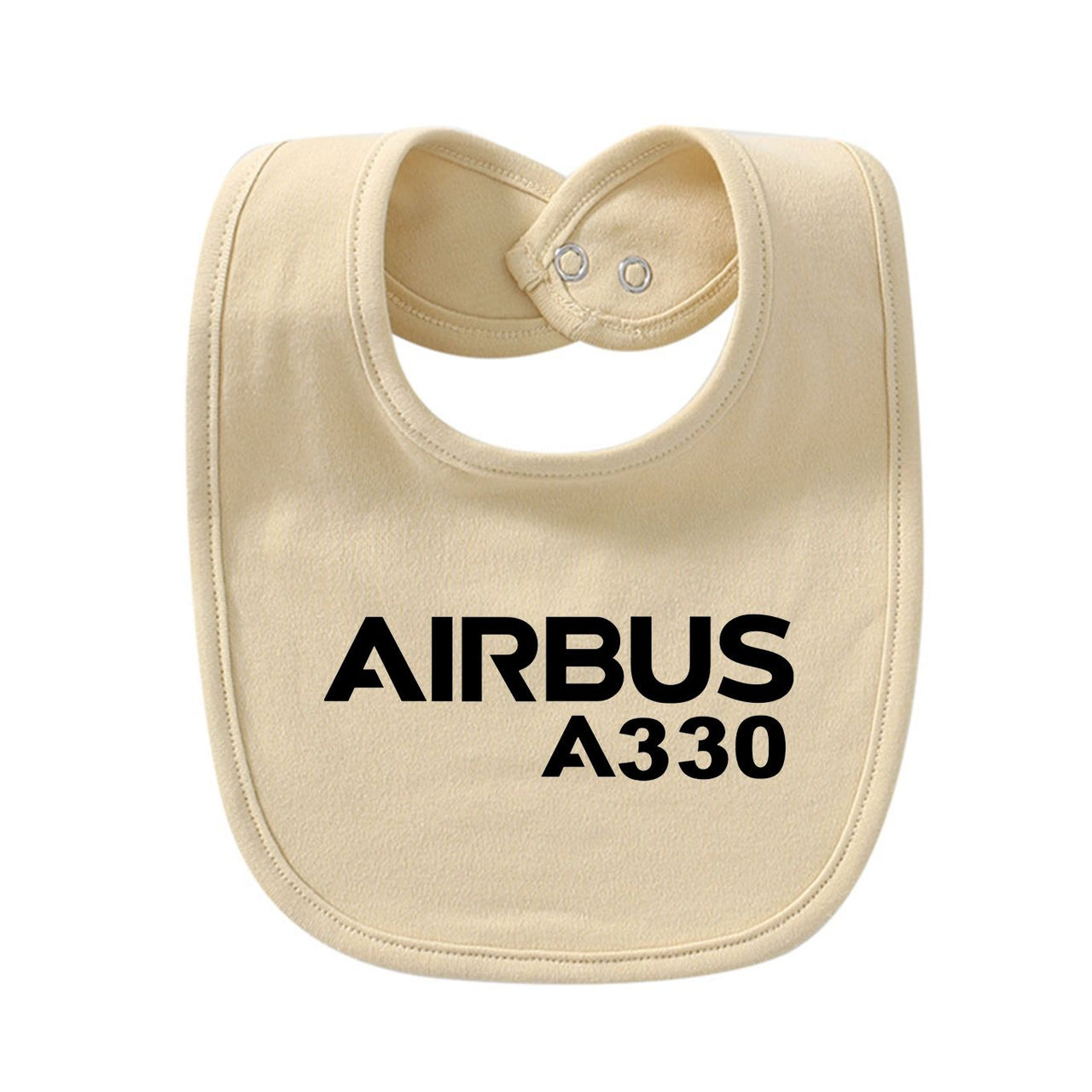 Airbus A330 & Text Designed Baby Saliva & Feeding Towels