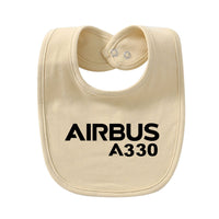 Thumbnail for Airbus A330 & Text Designed Baby Saliva & Feeding Towels