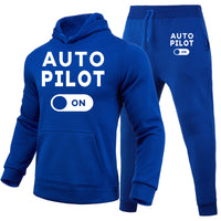 Thumbnail for Auto Pilot ON Designed Hoodies & Sweatpants Set