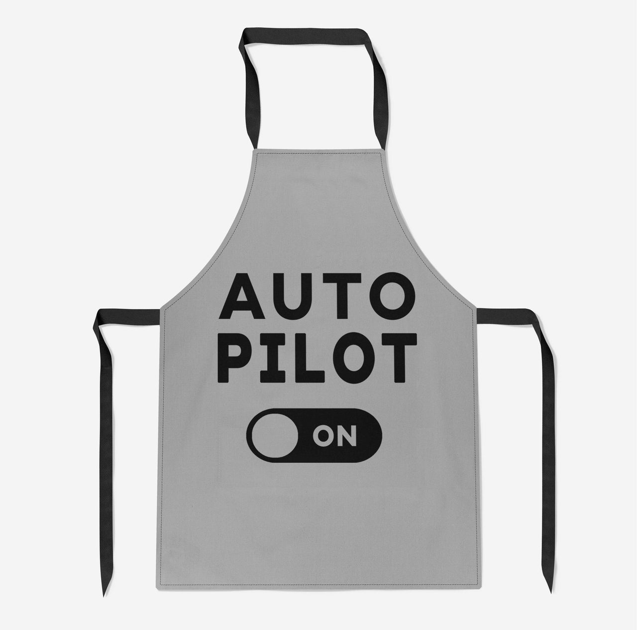 Auto Pilot ON Designed Kitchen Aprons