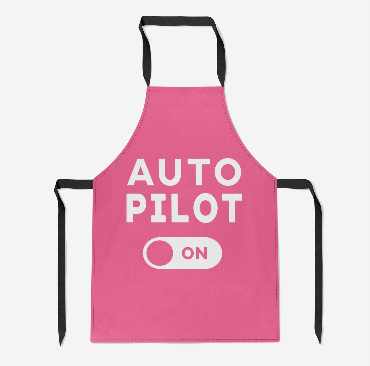 Auto Pilot ON Designed Kitchen Aprons