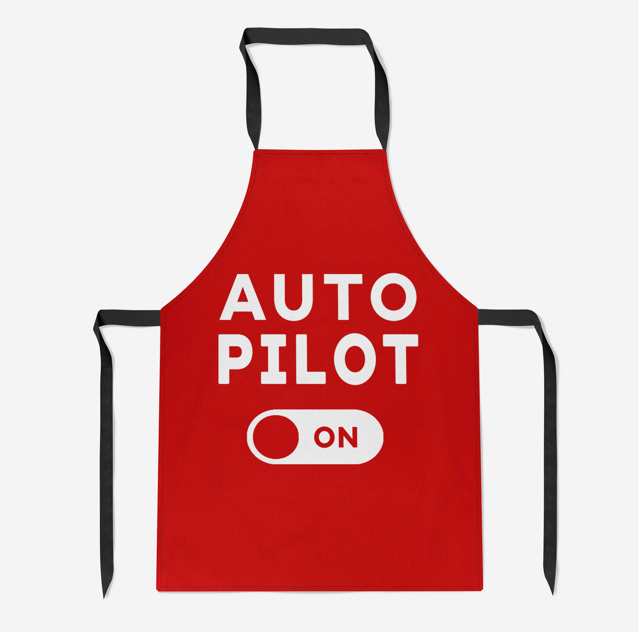 Auto Pilot ON Designed Kitchen Aprons