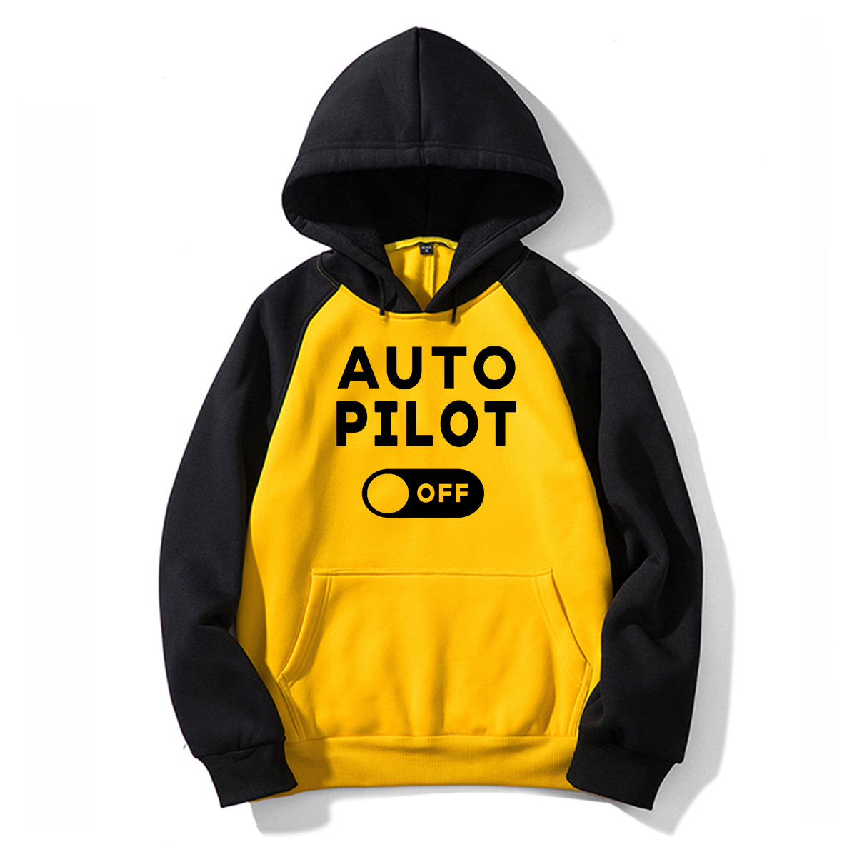 Auto Pilot Off Designed Colourful Hoodies