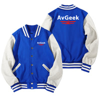 Thumbnail for Avgeek Designed Baseball Style Jackets