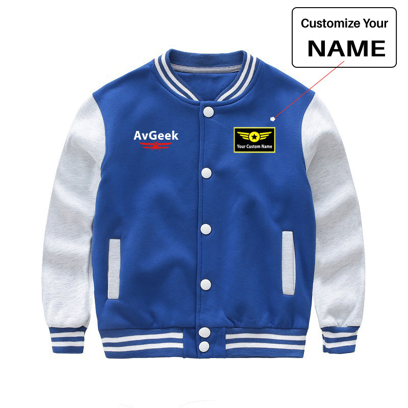 Avgeek Designed "CHILDREN" Baseball Jackets