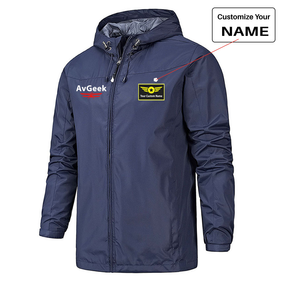 Avgeek Designed Rain Jackets & Windbreakers