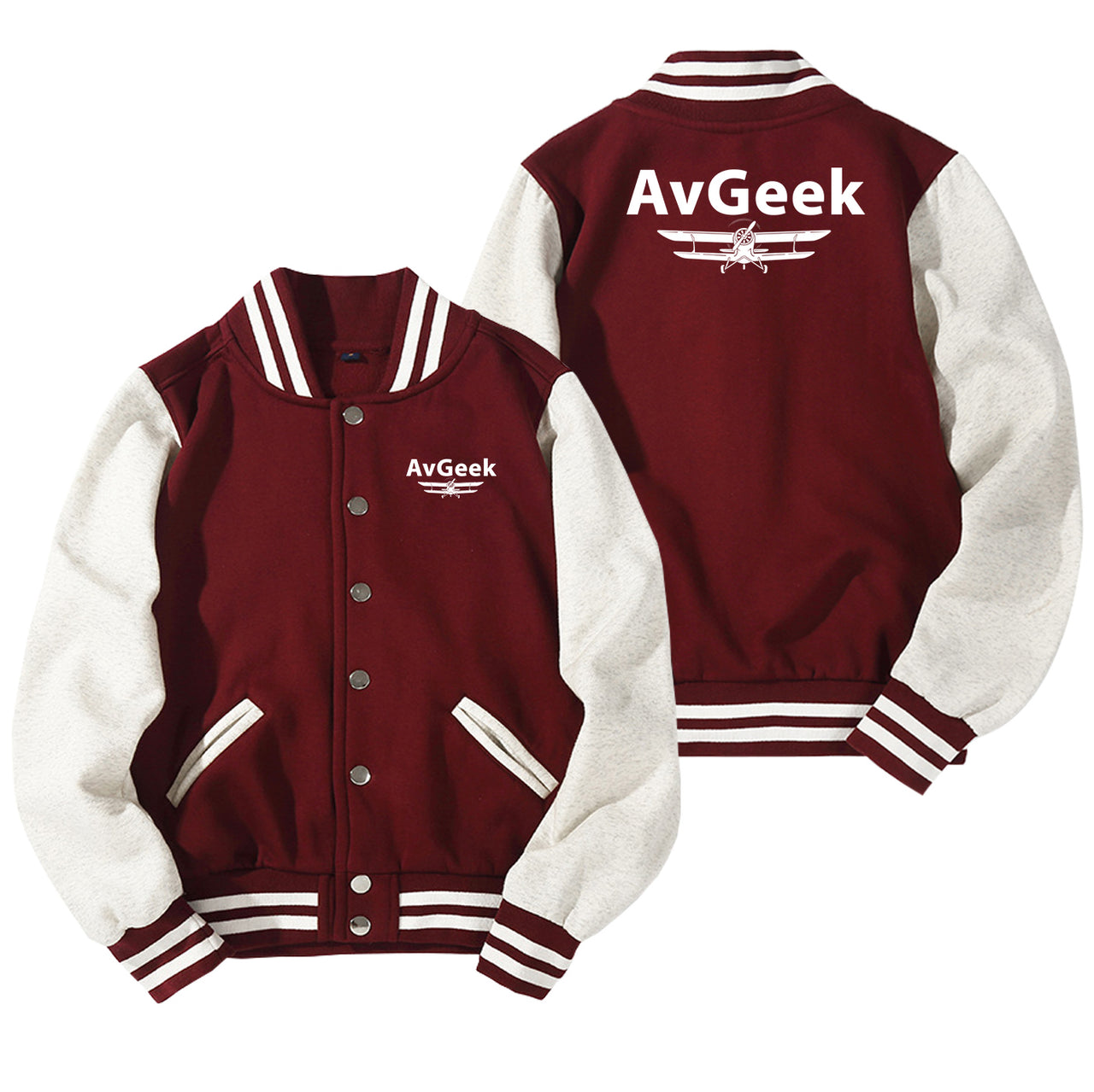 Avgeek Designed Baseball Style Jackets