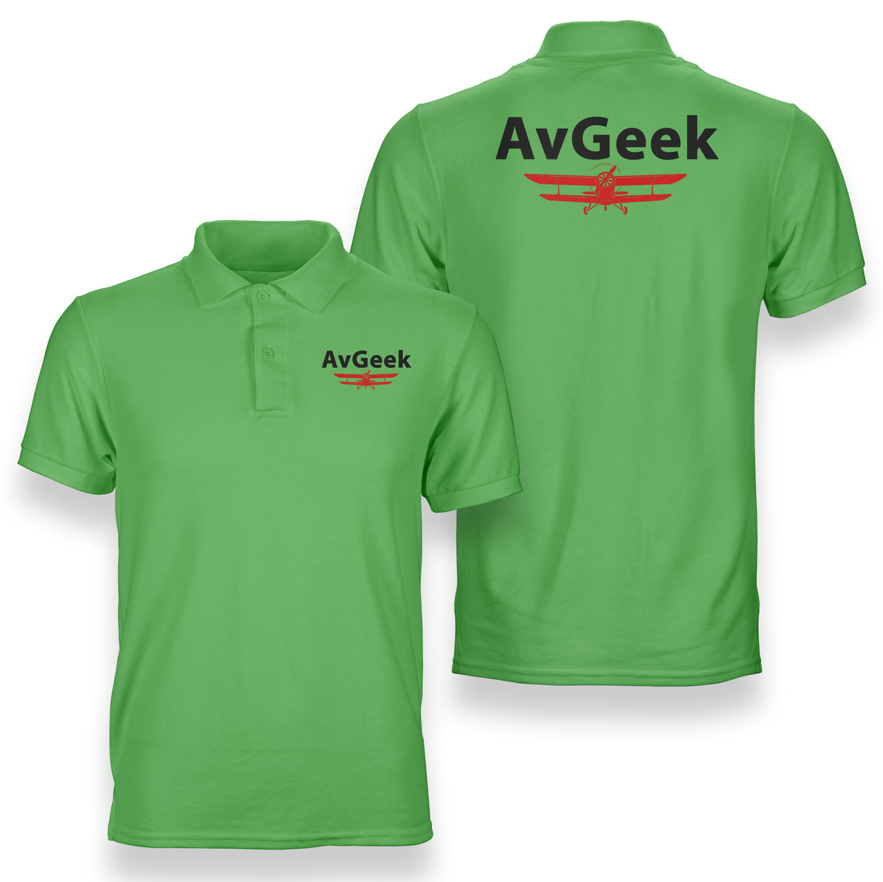 Avgeek Designed Double Side Polo T-Shirts