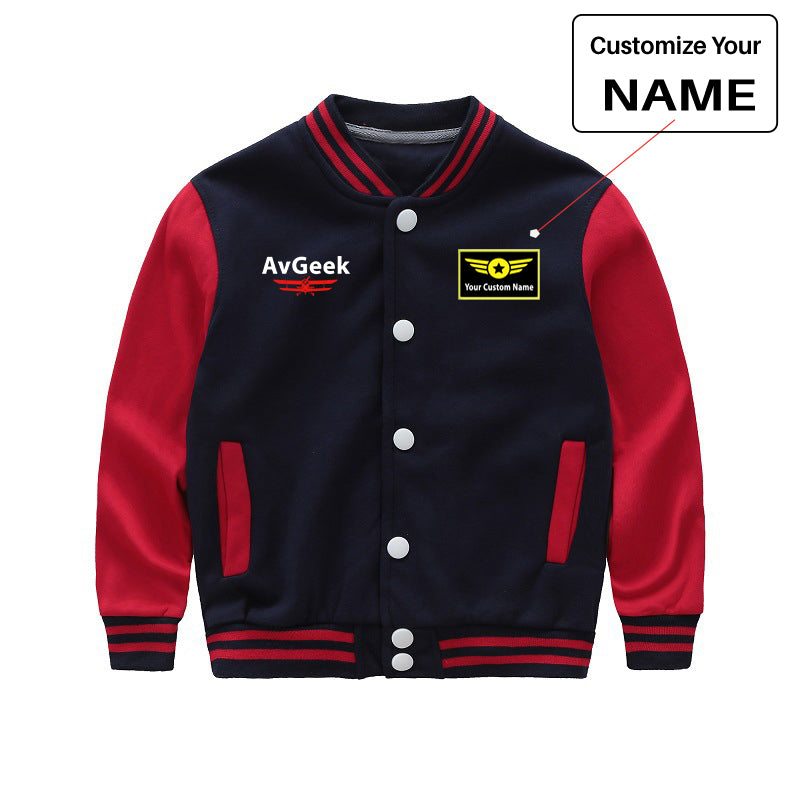 Avgeek Designed "CHILDREN" Baseball Jackets