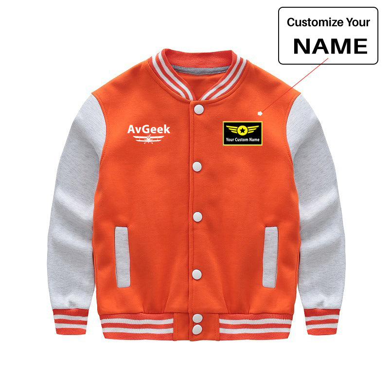 Avgeek Designed "CHILDREN" Baseball Jackets