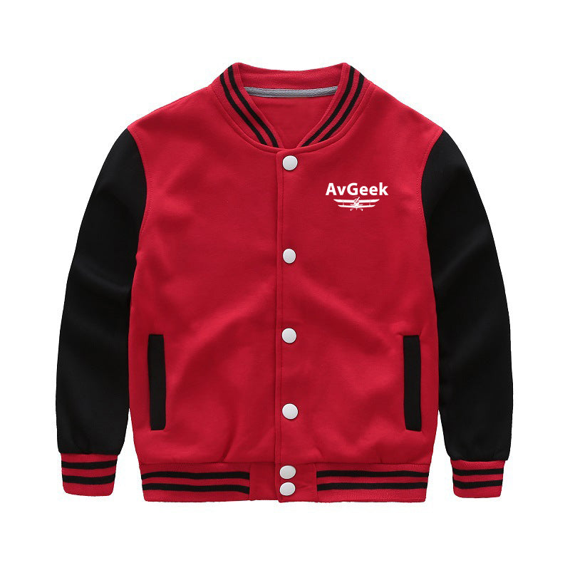 Avgeek Designed "CHILDREN" Baseball Jackets