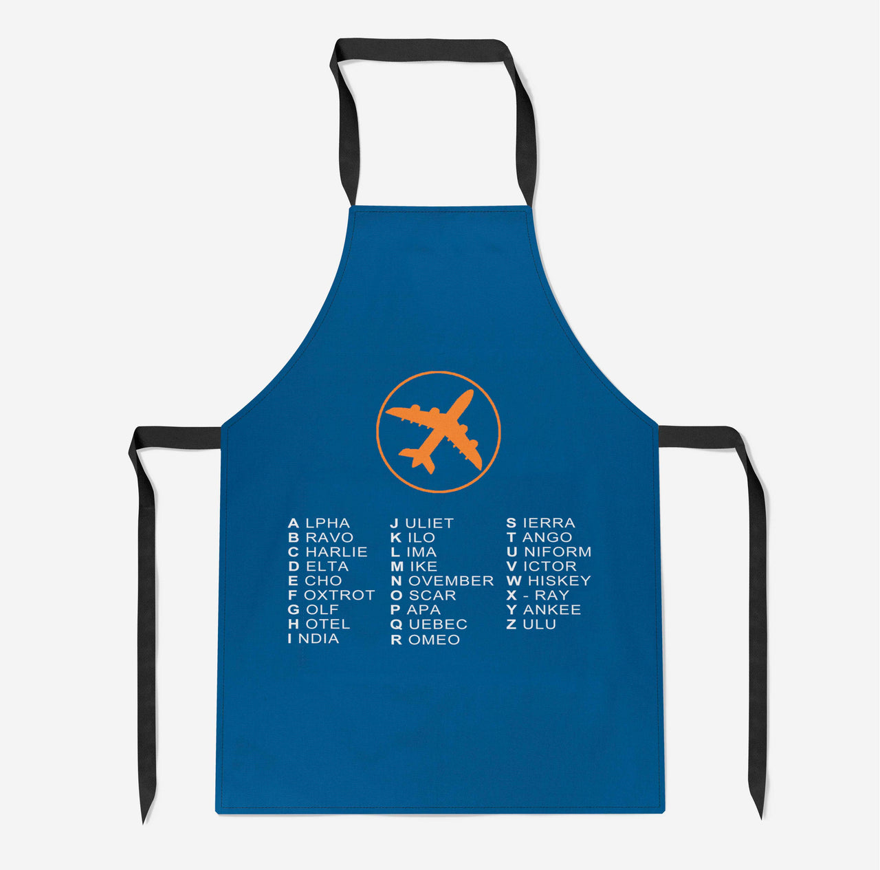 Aviation Alphabet 2 Designed Kitchen Aprons