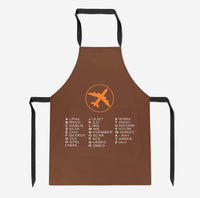 Thumbnail for Aviation Alphabet 2 Designed Kitchen Aprons