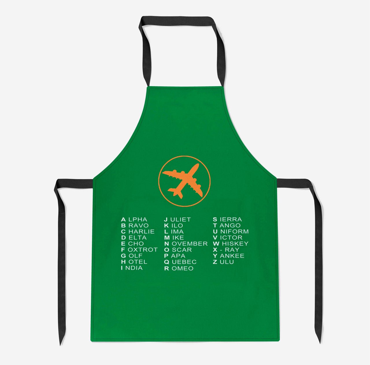 Aviation Alphabet 2 Designed Kitchen Aprons