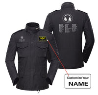 Thumbnail for Aviation Alphabet 3 Designed Military Coats