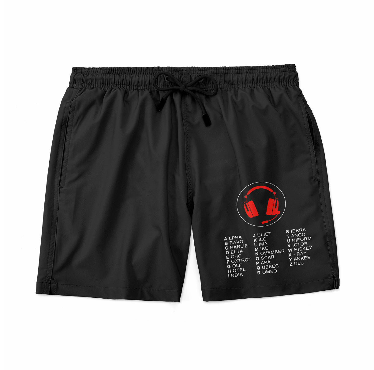 Aviation Alphabet 3 Designed Swim Trunks & Shorts