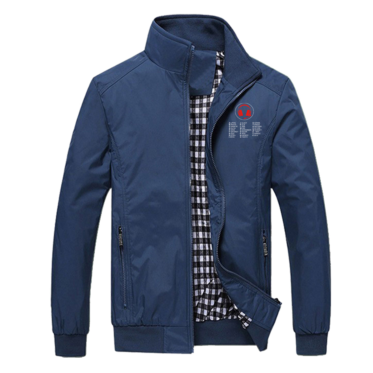 Aviation Alphabet 3 Designed Stylish Jackets