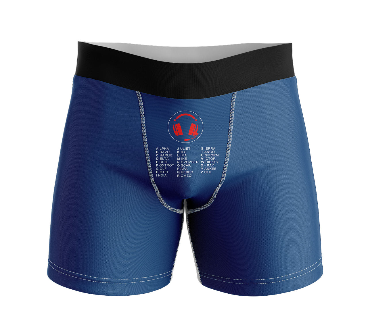 Aviation Alphabet 3 Designed Men Boxers