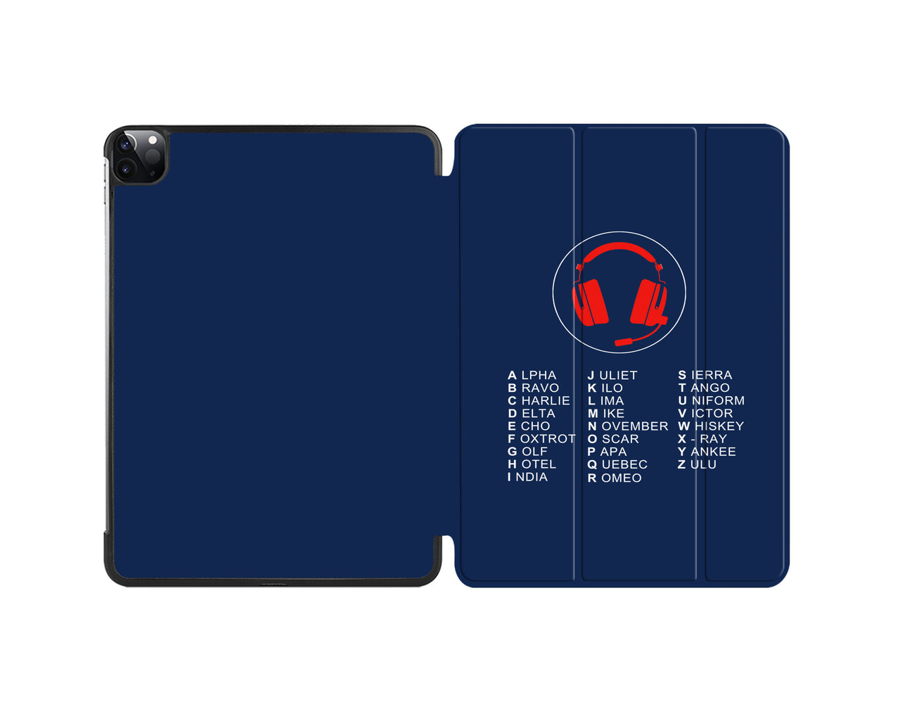 Aviation Alphabet 3 Designed iPad Cases