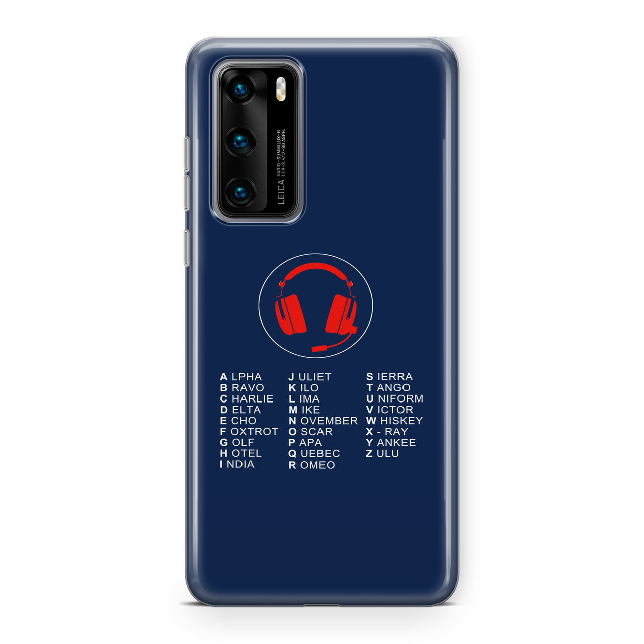 Aviation Alphabet 3 Designed Huawei Cases