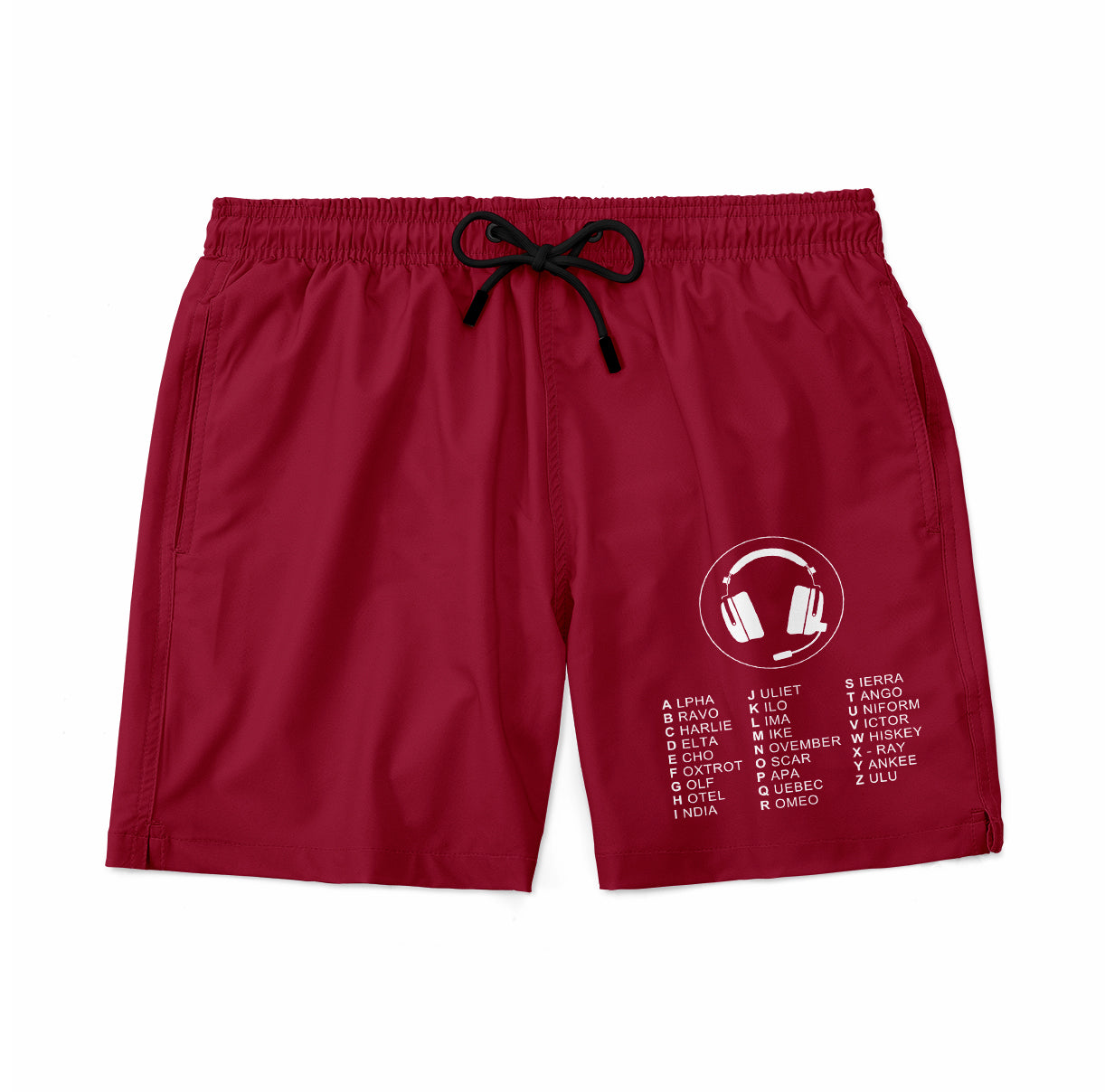 Aviation Alphabet 3 Designed Swim Trunks & Shorts