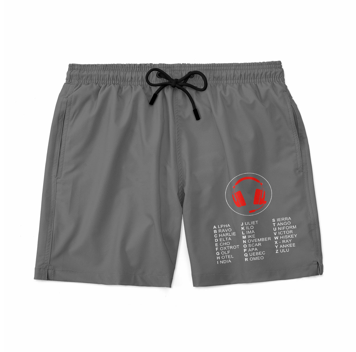 Aviation Alphabet 3 Designed Swim Trunks & Shorts