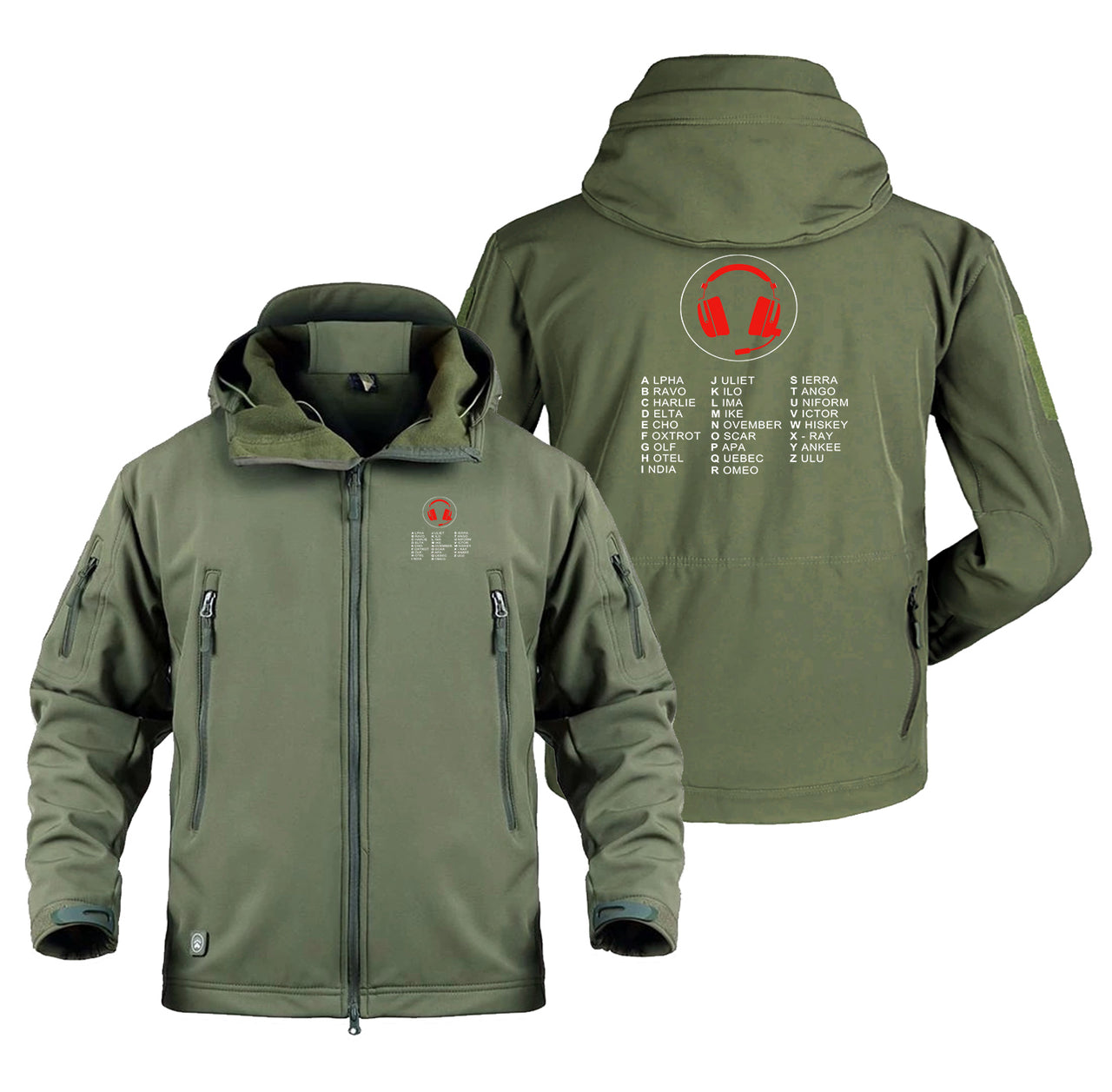 Aviation Alphabet 3 Designed Military Jackets (Customizable)