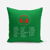 Thumbnail for Aviation Alphabet 3 Designed Pillows