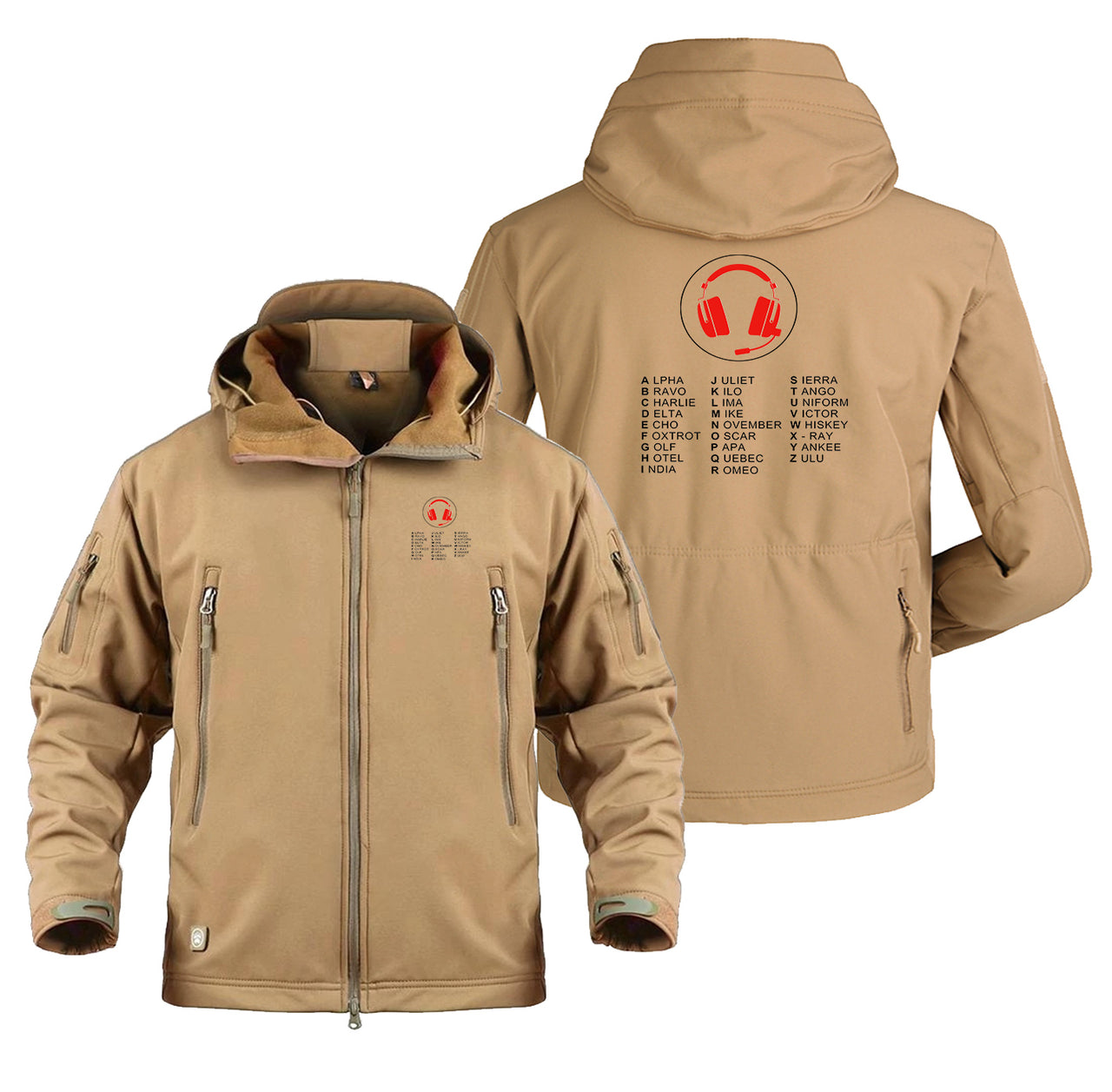 Aviation Alphabet 3 Designed Military Jackets (Customizable)