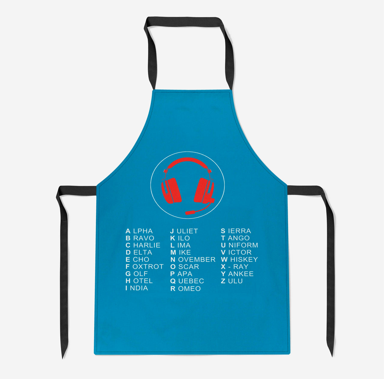 Aviation Alphabet 3 Designed Kitchen Aprons