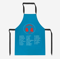 Thumbnail for Aviation Alphabet 3 Designed Kitchen Aprons