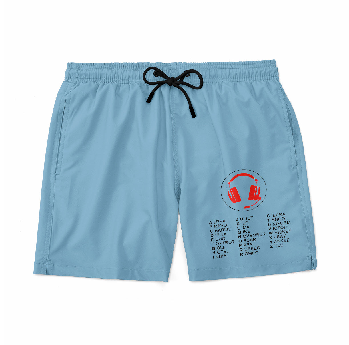 Aviation Alphabet 3 Designed Swim Trunks & Shorts