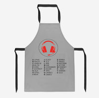 Thumbnail for Aviation Alphabet 3 Designed Kitchen Aprons