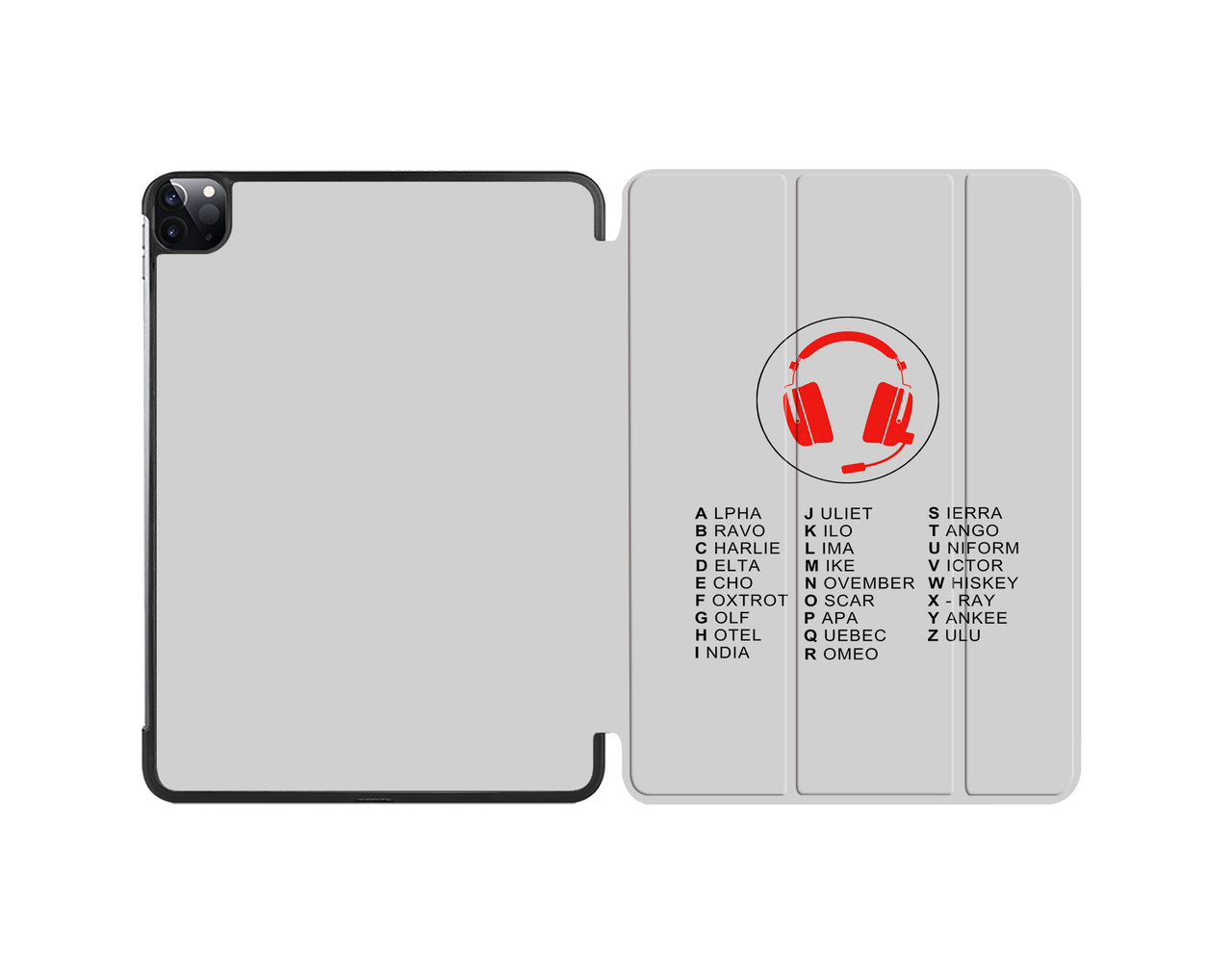 Aviation Alphabet 3 Designed iPad Cases